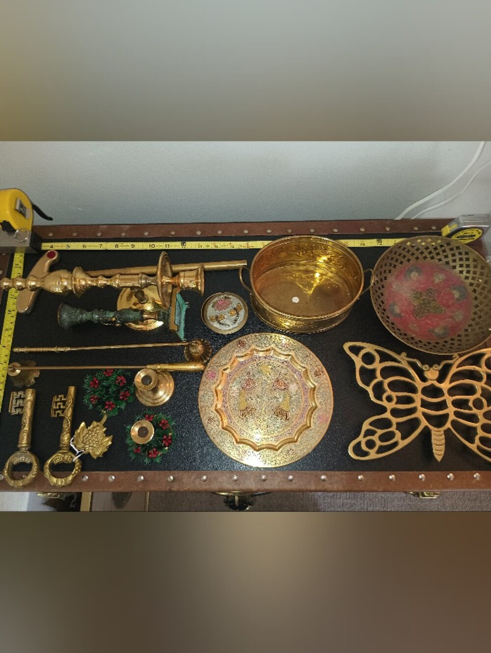 Solid Brass Decor Lot – Mid Century Boho Vintage Collection